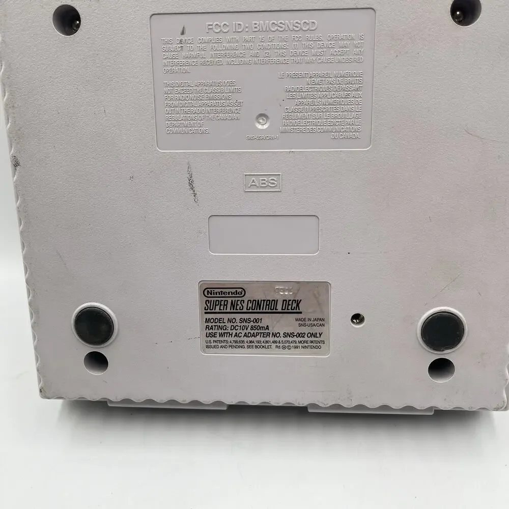 SNES super Nintendo Console Only - 100% Tested And Working.